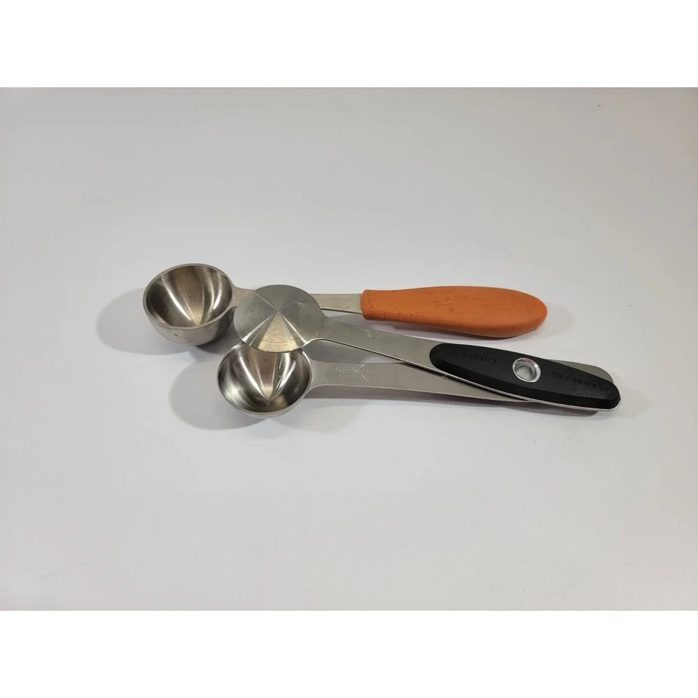 Lot 2 Starbucks Coffee Scoops‎ Spoons 1.5 Tbsp 7G Espresso 2 Tbsp 10G Measuring